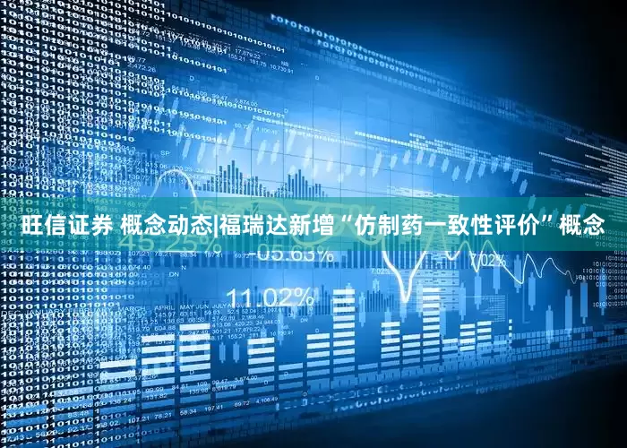 旺信证券 概念动态|福瑞达新增“仿制药一致性评价”概念