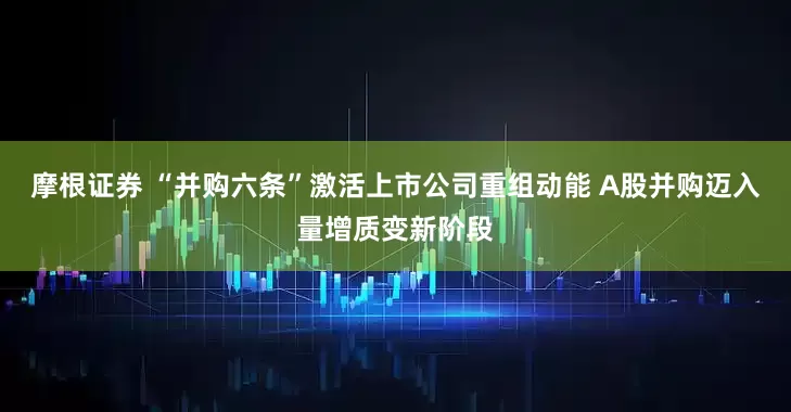 摩根证券 “并购六条”激活上市公司重组动能 A股并购迈入量增质变新阶段