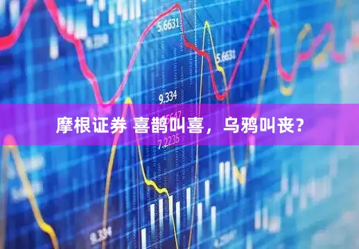 摩根证券 喜鹊叫喜，乌鸦叫丧？